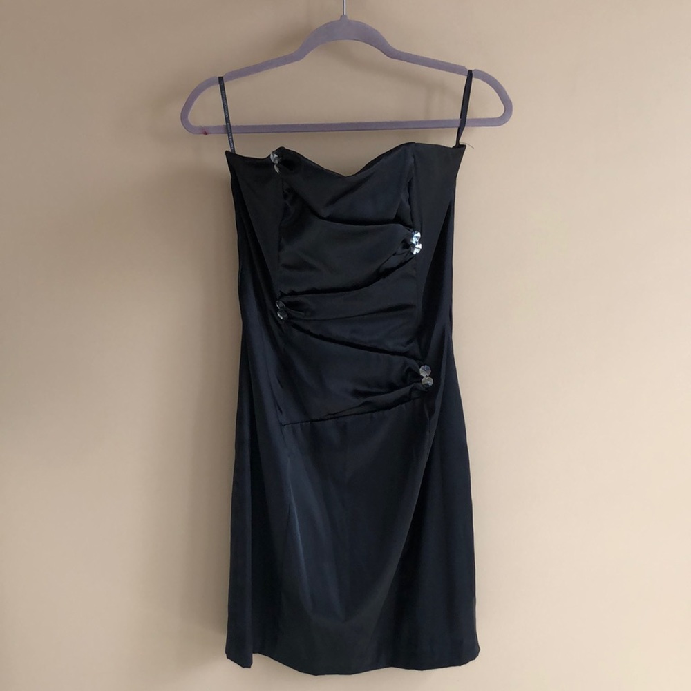 Beloved Jessica McClintock Size 12 2000s Little black Dress Rare